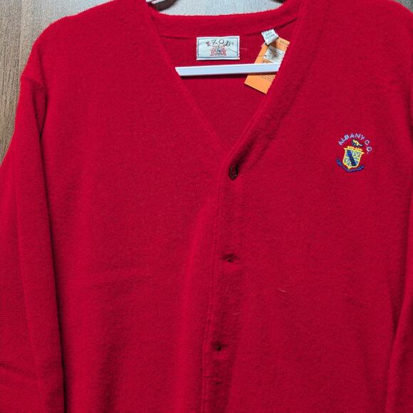 70s Izod Albany Country Club Cardigan Sweater - Picture 3 of 7